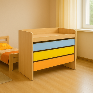 Pat extensibil pentru copii cu 3 nivele