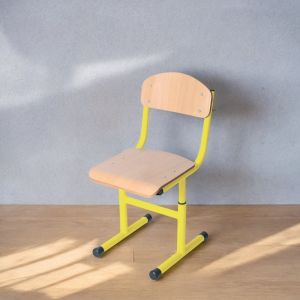 Scaun școlar cu înălțime reglabilă carcasă rotundă