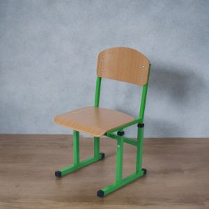 Scaun scolar cu inaltimea reglabila pe carcasa patrata