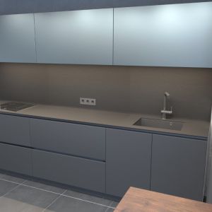 BUCĂTĂRIE DE SERIE — METALIC GRAY HOME
