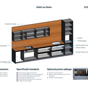 BUCĂTĂRIE DE SERIE — STONE GRAPHITE HOME